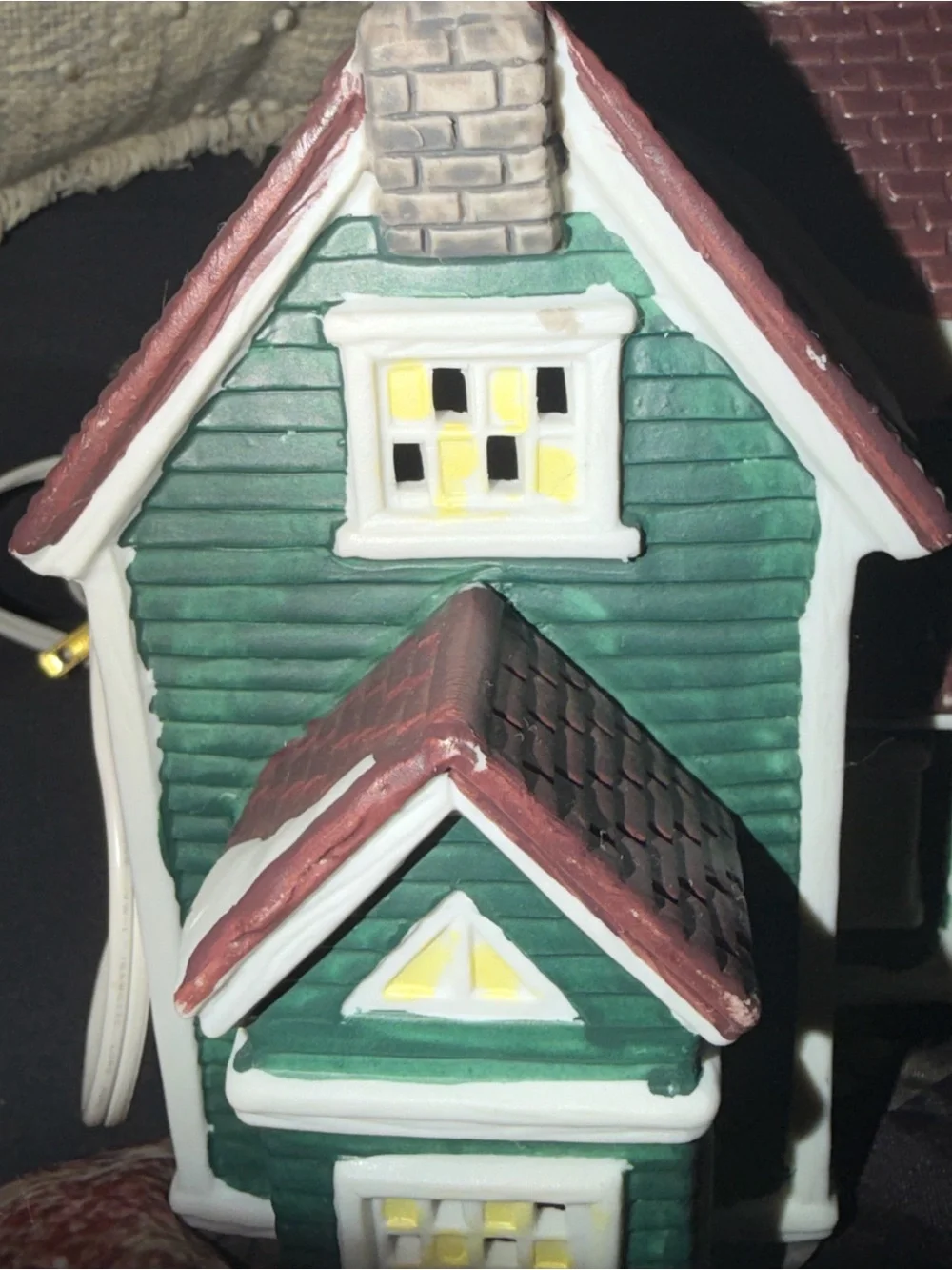 Dickens Collectibles 1994 Christmas Holiday House Classic Vintage Glass Works Us